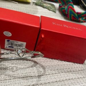 Kim rogers diamond silver bracelet